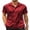 01 Red, variant on Men's Silk Satin Dress Shirts Jacquard Short Sleeve Floral Button Up Shirts Party Prom Wedding Shirt