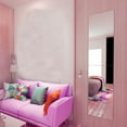thumbnail image 2 of Graflsoa Self-Adhesive Acrylic Wall Mirror - Round Design, Waterproof & Durable, 20X20cm, Ideal for Home Decor & Wardrobe Use, 2 of 5