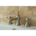 thumbnail image 3 of Kingston Brass KC7068BX 8 in. Widespread Bathroom Faucet, Brushed Nickel, 3 of 5
