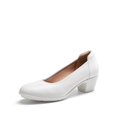 thumbnail image 1 of Zapatos de Tacón Bajo Chunky para Mujer DREAM PAIRS DWUMPU2547 Blancos 50 mm, 1 of 8