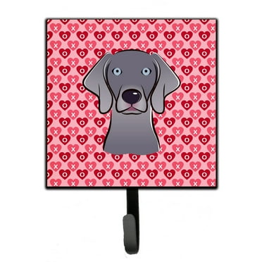 Carolines Treasures BB5301SH4 Weimaraner Leash or Key Holder Single Hook multicolor