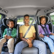 Evenflo Revolve360 Slim 2-in-1 Rotational Car Seat with Quick Clean Cover (Stow Blue)