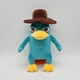 thumbnail image 5 of Peluche de Perry el Ornitorrinco, juguete de peluche de ornitorrinco para fanáticos de los dibujos animados, hermoso ornitorrinco de 25 cm, almohada suave para la decoración de la habitación de lo, 5 of 9