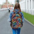 thumbnail image 6 of FORMRS Kids School Backpack Elementary Student Unisex Travel Bookbag with Reflective Stripes, Vibrant Dragon Scales Pattern, 6 of 7
