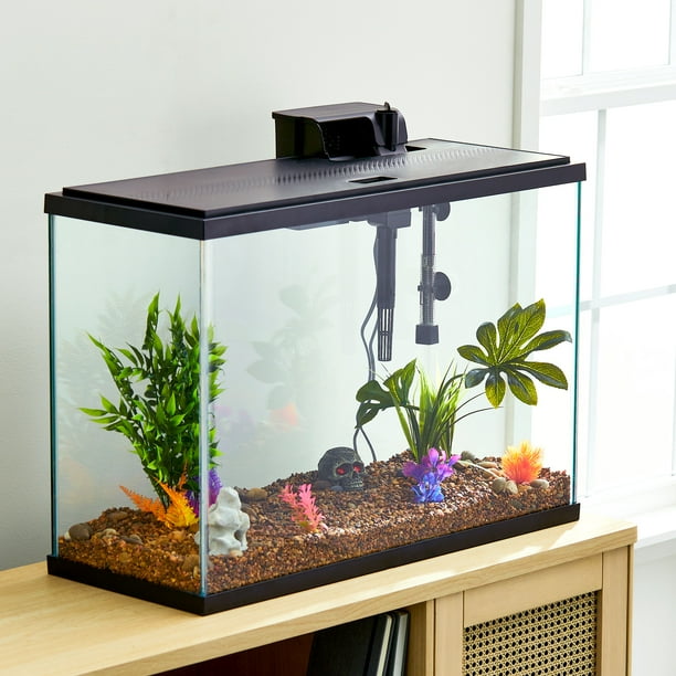 aqua culture fish tank accessories Aquarium Starter Kit W Led Lighting 10 Gallon TetraCare E Supply AG Aqua Cultures Gassy Diver Aquarium Bubbling Ornament creates a whimsical presentation in tanks of any size and is sure to be a conversation piece with its unique 8 Pieces Betta Fish Tank
