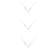 thumbnail image 1 of Minnieouse Ins Constellations Theme Amistad Collar Rhinestone Cómodo Delicado con Display Card Colgante para Lover Festival Gifts Piscis Silver Type1 NO1 Minnieouse CBP222152, 1 of 6