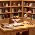 thumbnail image 4 of Minimalist Desktop Figurine, 3.8 cm, White, 4 of 9