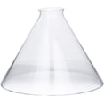 thumbnail image 2 of B&P Lamp Clear Glass Deep Cone Shade (9 Inch), 2 of 7