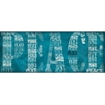 thumbnail image 2 of Wolk, Lisa 24x12 White Modern Wood Framed Museum Art Print Titled - Peace, 2 of 4