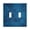 Blue Dreamy Fluffy Clouds, variant on Haosy Light Switch Cover Plate 2 Gang Electrical Outlet Covers Colored Glass Flowers Decorate Wall Plate 4.56”x4.48”
