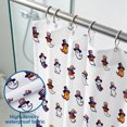 thumbnail image 3 of Halloween Shower Curtain, Cartoon Ghost Polyester Fabric Bathroom Decor Curtain, Machine Washable Waterproof, Halloween Holiday Gift for Women Men, 72 x 72 Inches, 3 of 7