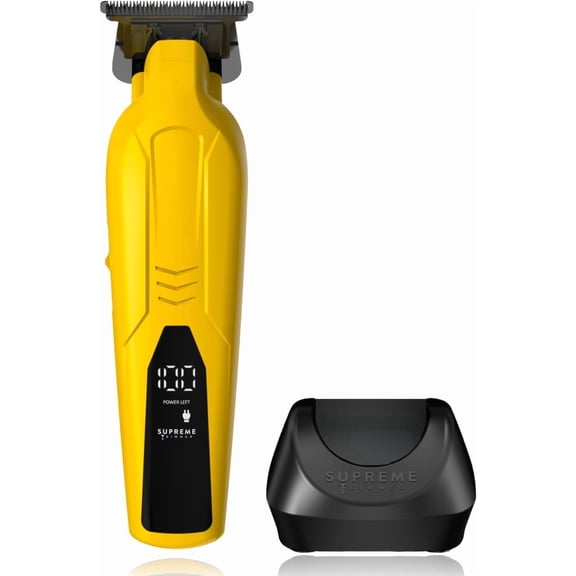 Supreme Trimmer Vader Lite ST3700 – Professional Cordless Barber Liner & Detailer | 120 Min Runtime, 7000 RPM Motor, Zero Gap DLC T-Blade, USB-C Fast Charging | Beard, Hair & Body