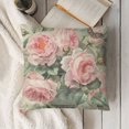 Nawypu Square Decorative Throw Pillow Case Cushion Cover,Vintage Shabby