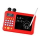thumbnail image 4 of Calculadora para niños con Bloc de Notas, suma, resta, multiplicación, división, máquina de Aprendizaje matemático con WordPad Rojo, 4 of 12