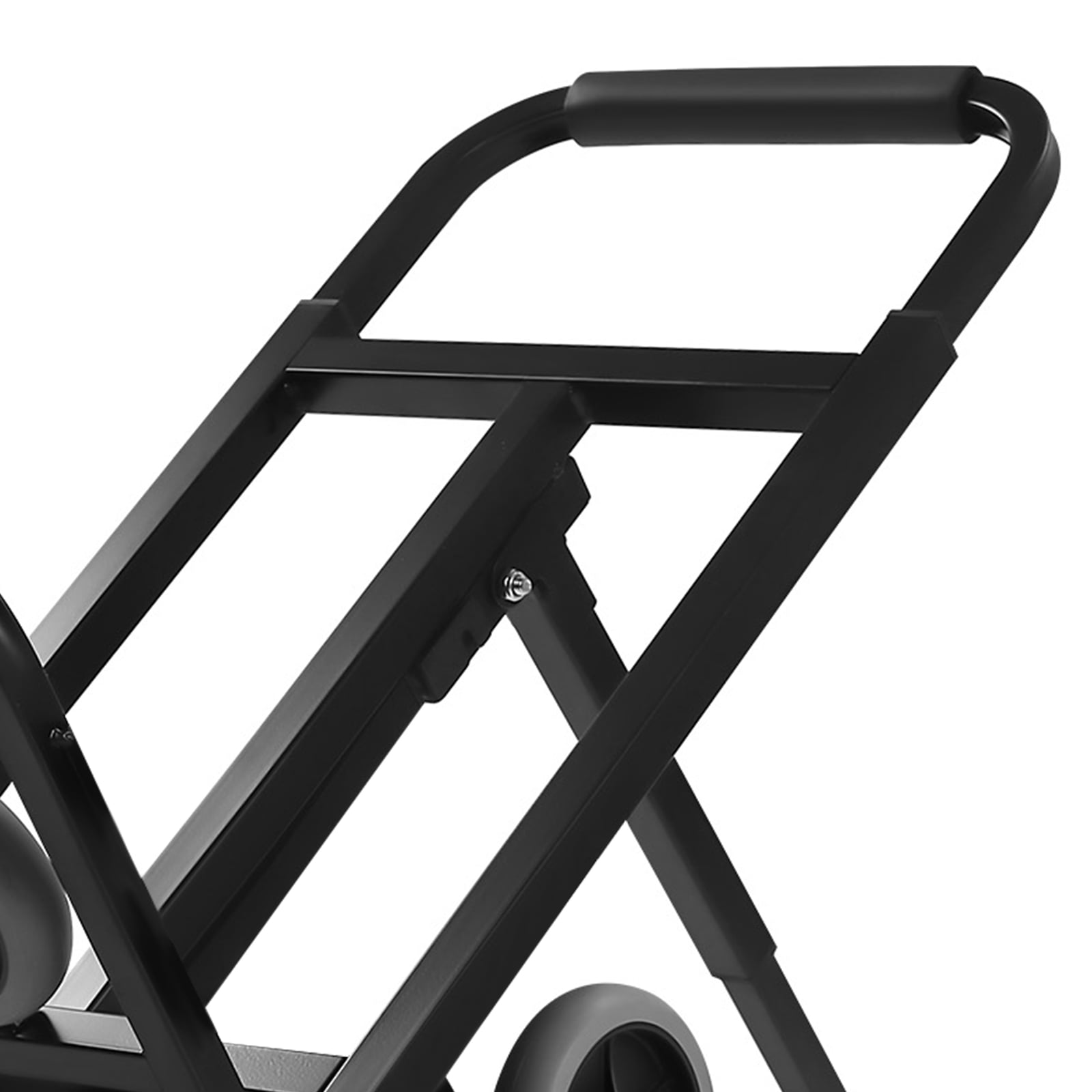 Durable Aluminum Foldable Hand Truck with Tri-Wheeled Design for Flat and Stair Transport, 551lbs Capacity, Portable & Adjustable