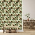 thumbnail image 2 of Green Wallpaper with Leaves Pre-Pasted - 25"W x 125"H, 2 of 3