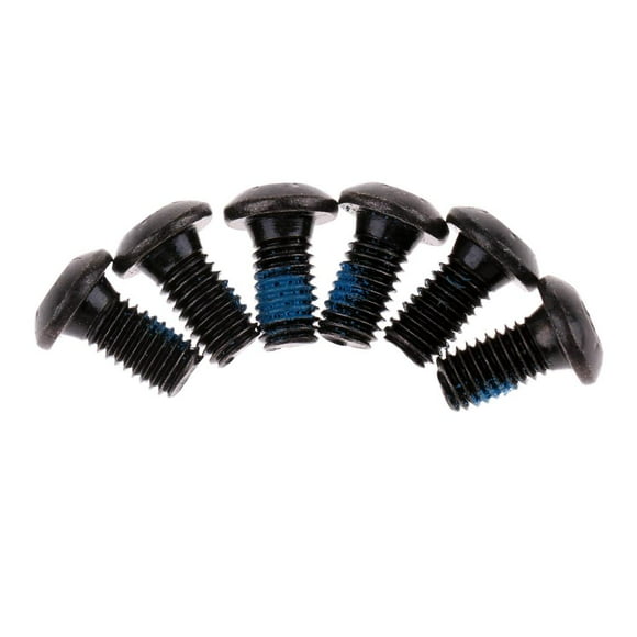 6 Unids / pieza Pernos de Rotor de de de Tornillos M5 Parte de MTB Negro