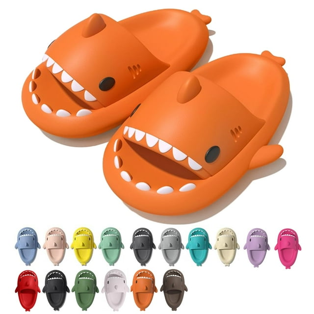 Sandalia Rosyclo Shark Cute Slides Naranja Talla 42/43