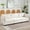 Beige, variant on 111.42 * 32.28" 3-Seater Chenille Deep Sofa, Comfy Ergonomic Lounge Couch with Side Pocket, Lounge Couch with Soft Cushions for Living Room, Apartment, Office, Wood Frame,Dark Gray