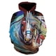thumbnail image 3 of Sudadera con capucha con estampado 3D de caballo y animal para hombre, unisex, extragrande, informal, de moda, para la calle, divertida, para niños, novedad de 2024, 3 of 5