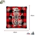 thumbnail image 2 of 4 Pieces Christmas Pillowcase, Christmas Pillowcase, Merry Christmas Pillowcase, Home Decor Linen Throw Pillow, Christmas Pillowcases, Christmas Decor, 2 of 5