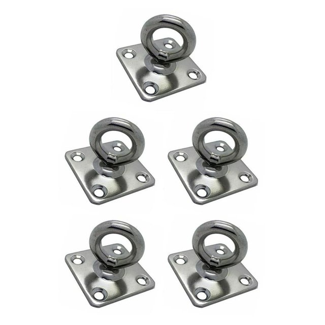 Soidarity Placa de ojo colgante para techo de barco, colgador de acero inoxidable, soporte de suspensión, gancho, accesorios de mantenimiento, columpio Type2 NO2 Soidarity CBP384863