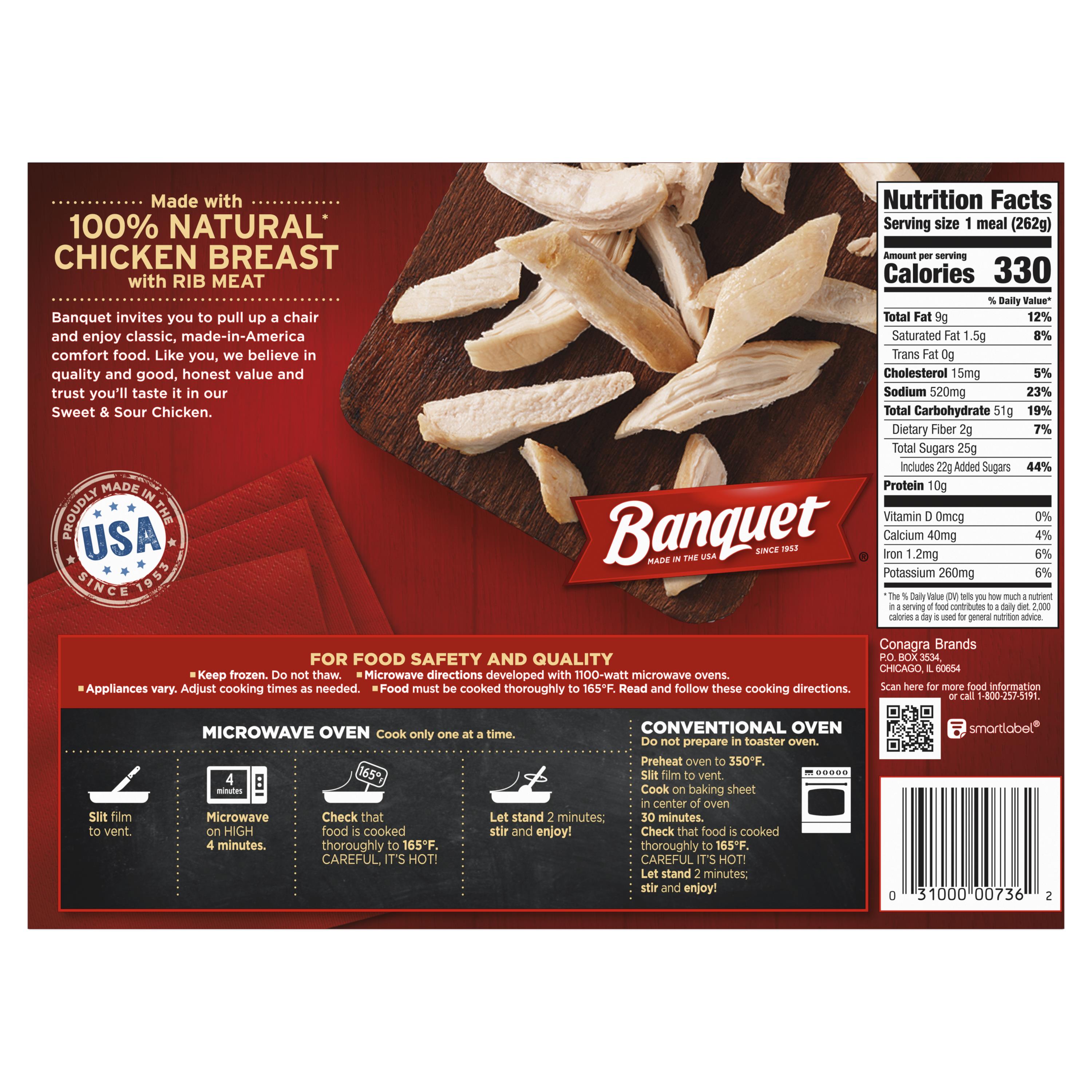 Banquet Sweet and Sour Chicken Frozen Meal, 9.25 oz Ubuy Jordan