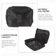 thumbnail image 5 of Bolsa de aseo de poliéster para maquillaje, bolsa organizadora de viaje para cosméticos, 5 of 5