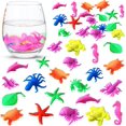 thumbnail image 1 of Juego de 48 piezas de criaturas marinas acuáticas, juguetes acuáticos, juego de animales acuáticos, juguetes de criaturas marinas acuáticas, expansión de agua de colores, criaturas marinas, regalos de fiesta para niños y niñas Rojo Verde, 1 of 6