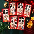 thumbnail image 5 of 6pcs 2026 Year of the Horse Spring Festival Red Envelopes - Auspicious Horse Design Money Bags, Festive Red Envelopes for Adults, Family Gift-Giving, Thickened Premium Paper, 6.6*3.5in, E, 5 of 7