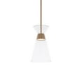 thumbnail image 2 of WAC Lighting Chandra 14" LED 3000K Transitional Aluminum Mini Pendant in Black, 2 of 4