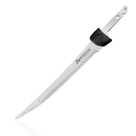 American Angler 8-Inch Curved Electric Fillet Knife Replacement Blade â Freshwater Grade Stainless Steel, AEB-KB-DS-001-1