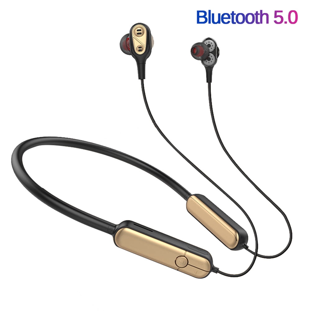 4 Speakers BT 5.0 Card Insertion In-Ear Wireless Earphones Stereo Sports Headset 