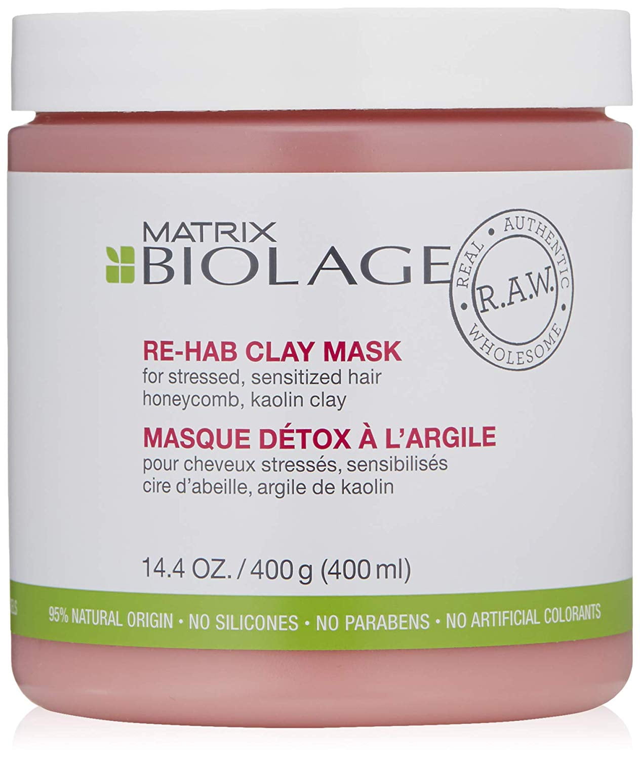 Biolage R.A.W. ReHab Clay Mask 14.4 fl oz