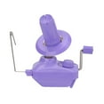 thumbnail image 1 of Oimcto Hand-Cranked Yarn Winding Machine - Small (Purple),Yarn Yarn Wool String Cake Hand Operated Winding Wool Machine for Yarn Tabletop Clamp Yarn Cake,Create a Warm and Comfortable Atmosphere, 1 of 9