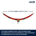 thumbnail image 2 of Eno DoubleNest Print Hammock, Tie Dye/Red, One Size, 2 of 9