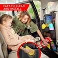 thumbnail image 3 of Helteko Car Seat Organizer, Ultra Version Kids Backseat Storage, 25 in x 17 in, 1 Pack, Black, 3 of 7