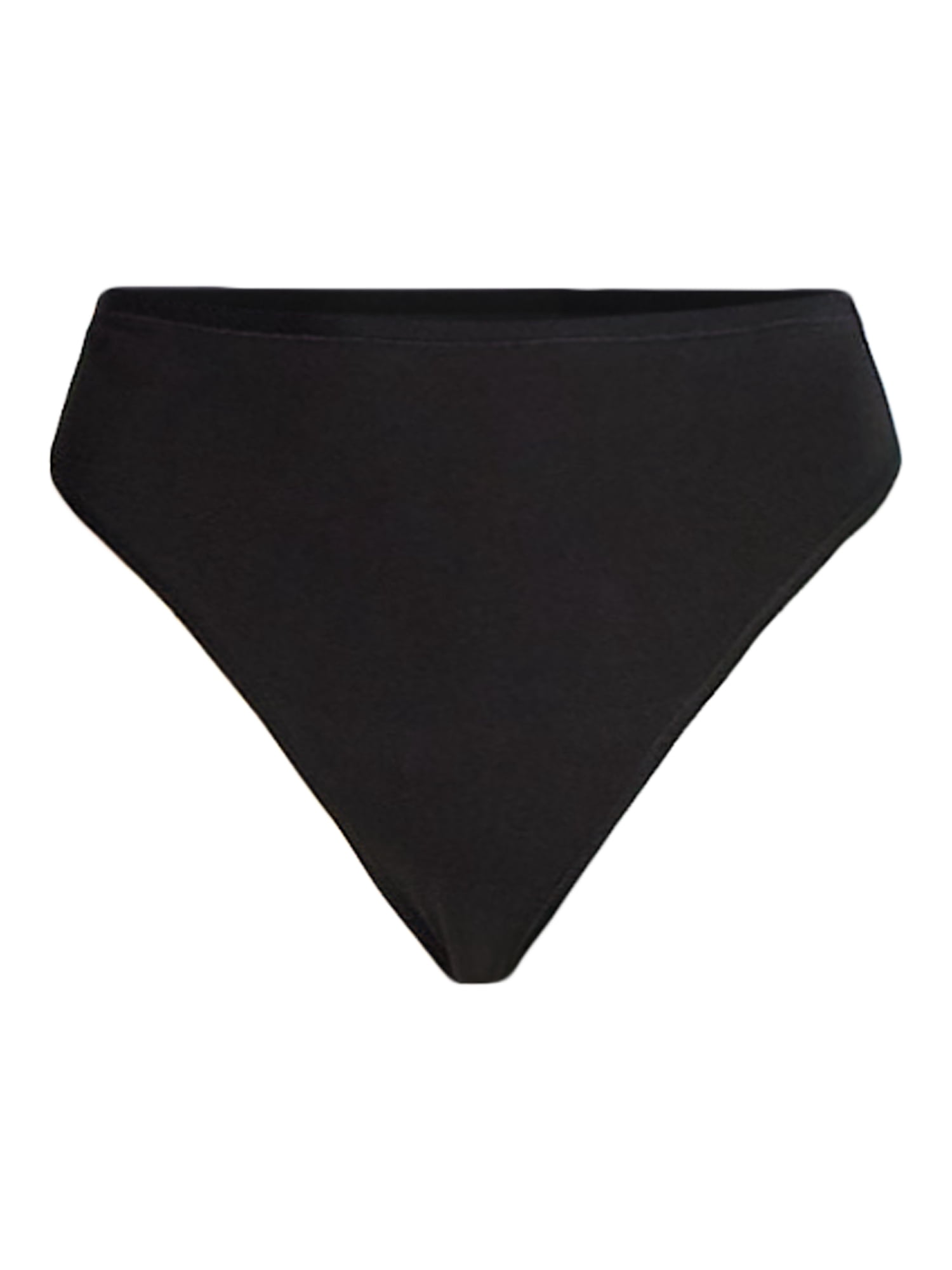 Joyspun Women's Plus Cotton-Blend Thong Panties, 3-Pack, Sizes 1X-5X