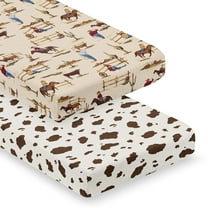 Sweet Jojo Designs Wild West Cowboy Boy 100% Cotton Muslin Fitted Crib Sheets Set 2 Piece