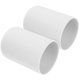 thumbnail image 1 of IDEANATEGRATE 2Ud Vasos Para Cepillos Y Enjuague Bucal En De Plástico PP Resistente, 1 of 6