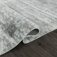 thumbnail image 3 of Pasargad Home Paris Shag Collection Power-Loomed Taupe Grey/Ivory Area Rug- 10' x 13', For Indoor Space and all Age of Group, 3 of 6