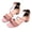 Pink, variant on Black Childrens Roman Sandals High Heels Dance Shoes For Girls Student Fashion Footwear For Ages 5-16 Years
