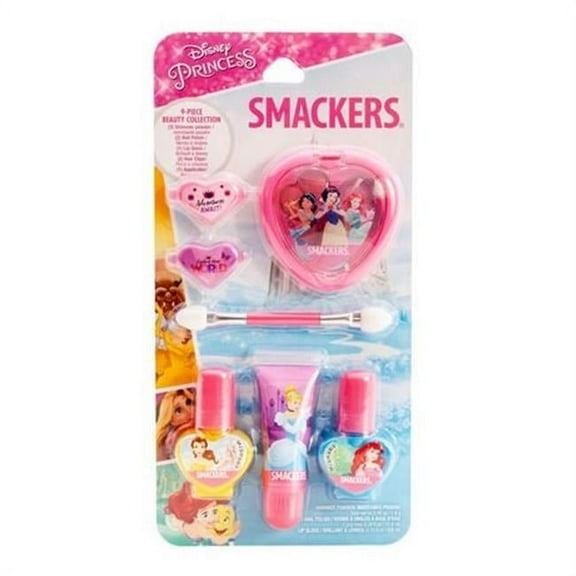 PR Lip Smacker Disney Color Collection - Princess Makeup Set: Lip Gloss, Shimmer Powder & Nail Polish