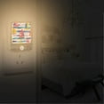 thumbnail image 2 of Yayeee LED Night Lights with Motion Detectors Auto Dusk to Dawn Light Sensors, 2 Pack, Yellow Hand Drawn Sailboats, 2 of 7