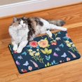 thumbnail image 2 of Pet Feeding Mat with Country Rustic Farmhouse Floral Design, Absorbent Waterproof Non-Slip Dog Food Mat Quick Dry, 2 of 5