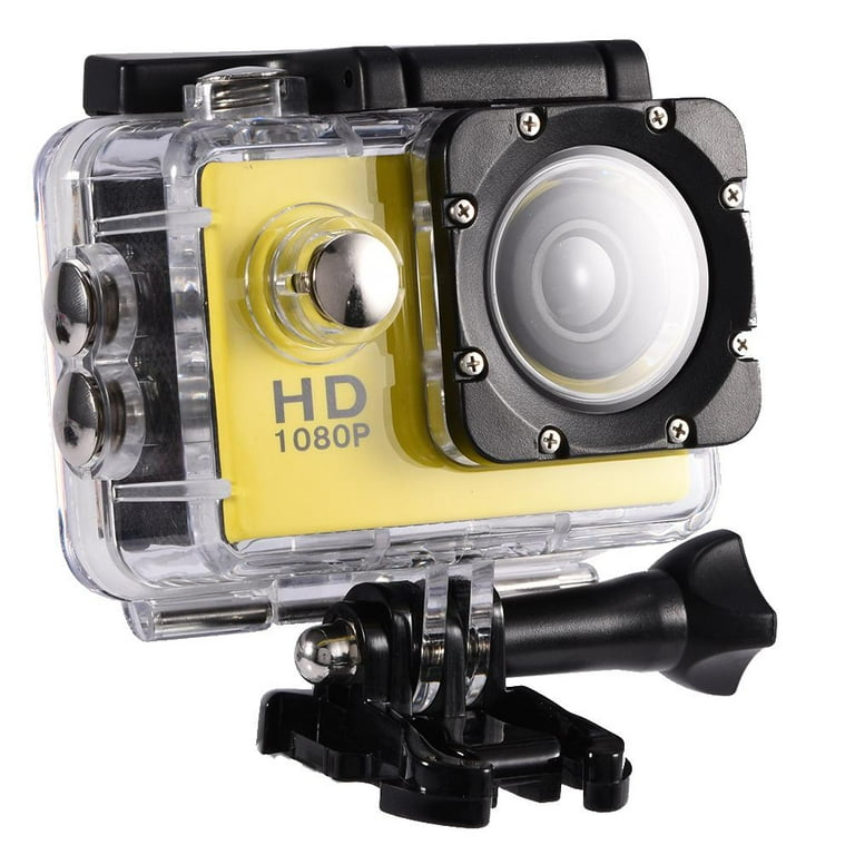 VEMONT Action Camera, 1080P 12MP Sports Camera Full HD 2.0 Inch Action Cam  30m/98ft Underwater Waterproof Camera with Mounting Accessories Kit Blue