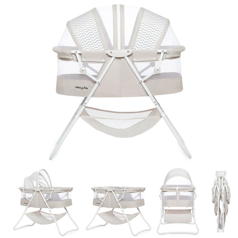 Dream On Me Karley Bassinet Grey Walmart