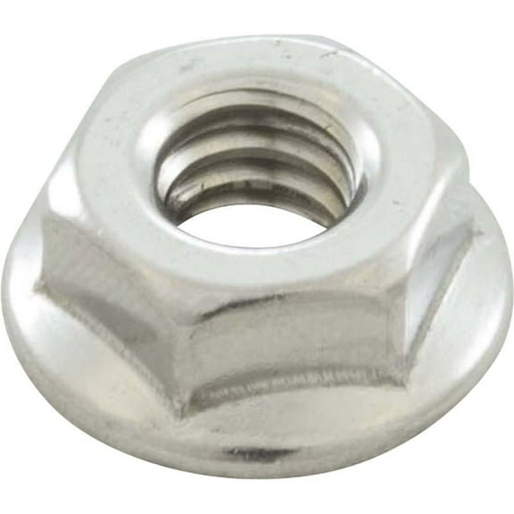 Locknut, Speck E90, Rear Housing Bolt, 1/4" - 20, Serrated, ss