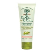 Le Petit Olivier Facial Scrub for Normal to Dry Skin - Olive Pit Powder , 2.5 oz Scrub