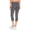 thumbnail image 2 of Hanes Capri en Jersey Extensible pour Femmes, TG, Charbon Chiné, 2 of 2